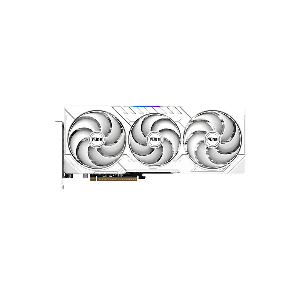 Sapphire Graphic Card RX 9070 XT 16GB DDR6 AMD Radeon Triple Fan view 2
